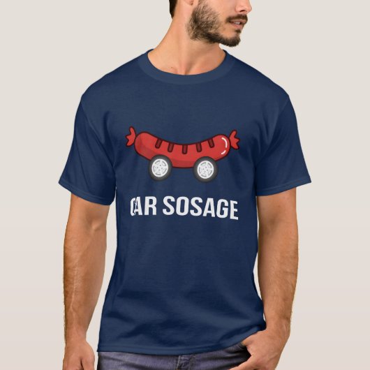 car sosage 2021 e funny T-Shirt (Vorderseite)