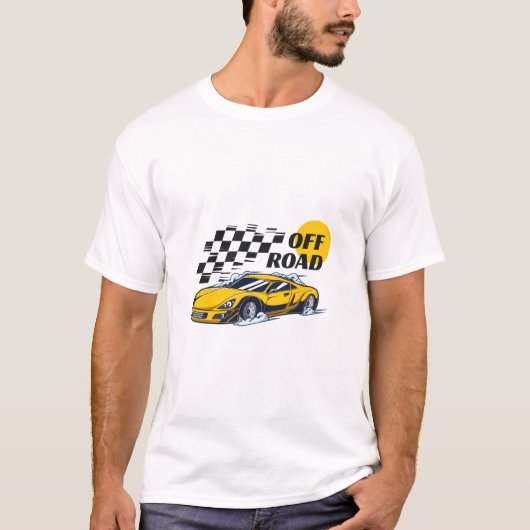 Car Speed Mode T-Shirt (Vorderseite)