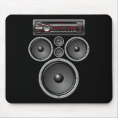 CAR STEREO LAUTSPRECHER SYSTEM AUDIO HALLOWEEN KOS MOUSEPAD (Vorne)