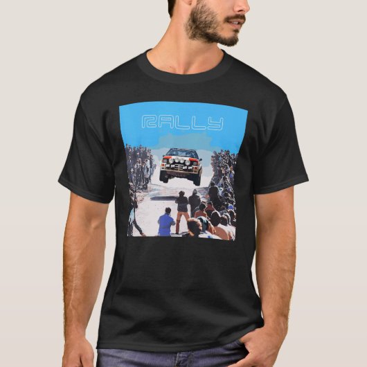 Car Street DriftING Race group b era 4wd art portr T-Shirt (Vorderseite)