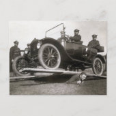 Car Stunt Postkarte (Vorderseite)