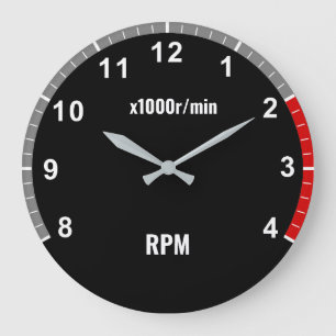 Car Tachometer Clock - Auto Mechanische Garage Uhr