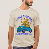 Car Talk Funny T - Shirt (Vorderseite)