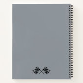Car Themed Personalisiert Notebook Notizblock (Rückseite)