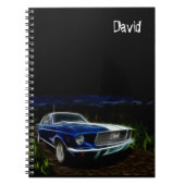 Car Themed Personalisiert SpiralNotebook Notizblock (Vorderseite)