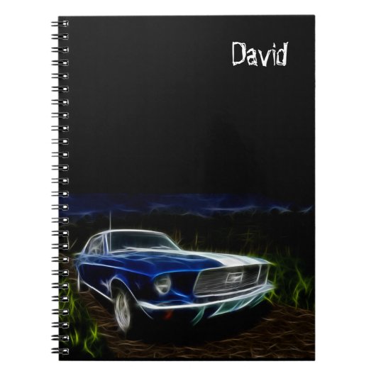 Car Themed Personalisiert SpiralNotebook Notizblock (Vorderseite)