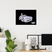 CAR TOON BMW Druck/Poster Poster (Heimbüro)