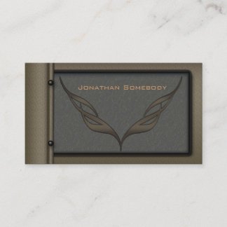 Car Trim Design Brown Business Card Template 10 Visitenkarte