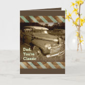 Car Vatertagskarte Karte (Gelbe Blume)