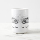 Car Vehicle World's Best Bonus Vater Zitat Kaffeetasse (Mittel)