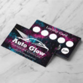 Car Wash Auto im Detail Moderne Reinigungsloyalitä Visitenkarte