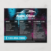 Car Wash Auto im Detail Preispaket Flyer (Vorne)