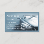 Car Wash Berufliches Auto Detection Automotive Visitenkarte (Vorderseite)