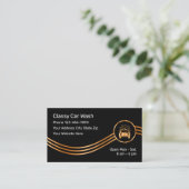 Car Wash Business Cards Visitenkarte (Stehend Vorderseite)