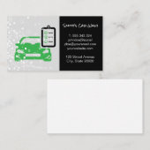 Car Wash |Checkliste | Reinigungsservice Visitenkarte (Vorne/Hinten)