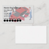 Car Wash Customer Loyalty Template Business Cards Visitenkarte (Vorne/Hinten)