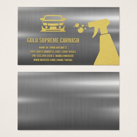 Car Wash Detection | Auto im Detail | Metallisch (Vorne & Hinten)