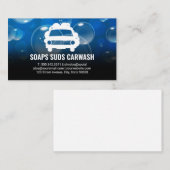 Car Wash Detection | Auto im Detail | Seifenblasen Visitenkarte (Vorne/Hinten)
