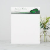 Car Wash Detection Briefkopf (Stehend Vorderseite)