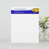 Car Wash Detection Briefkopf (Stehend Vorderseite)