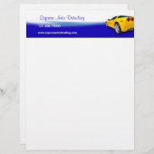 Car Wash Detection Briefkopf (Vorne/Hinten)