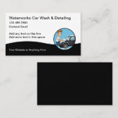 Car Wash Detection Design Business Cards Visitenkarte (Vorne/Hinten)