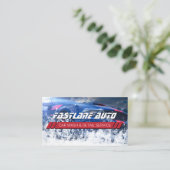 Car Wash & Detection Service Business Card Visitenkarte (Stehend Vorderseite)