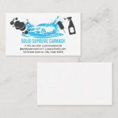 Car Wash | Dienstleistungen des Auto von Sportwage Visitenkarte (Vorne/Hinten)