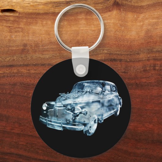 car wash double exposure schlüsselanhänger (Vorderseite)