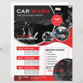 Car Wash Flyer Template (Vorne/Hinten)