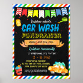 Car Wash Fundraiser Vorlage Poster (Vorne)
