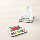 Car Wash Getränkeuntersetzer (Rechte Seite)