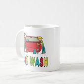 Car Wash Kaffeetasse (Vorderseite Links)