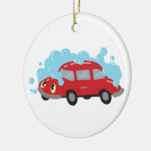 Car Wash Keramik Ornament (Links)