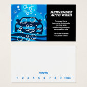 Car Wash Logo | Lochkarte (Vorne & Hinten)