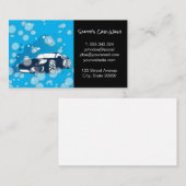 Car Wash Logo | Reinigungsservice | Blasen Visitenkarte (Vorne/Hinten)