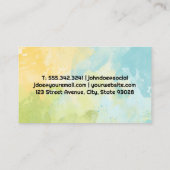 Car Wash Logo | Sprühflasche | AUTO Visitenkarte (Rückseite)