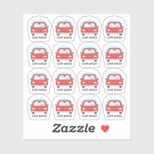 Car Wash Maintenance Erinnerung Bujo Planer Aufkleber