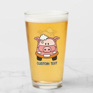 Car Wash Pig Glas