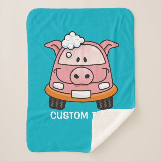 Car Wash Pig Sherpadecke (Vorderseite)