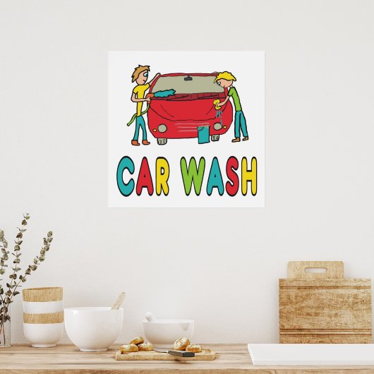 Car Wash Poster (Küche)