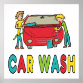 Car Wash Poster (Vorne)