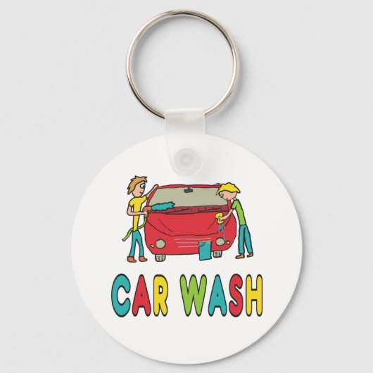 Car Wash Schlüsselanhänger (Vorderseite)