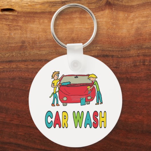Car Wash Schlüsselanhänger (Vorderseite)