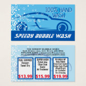 Car Wash | Seifenblasen | Automobile Grafik (Vorne & Hinten)