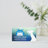 Car Wash | Seifenblasen Reinigung von Auto Visitenkarte (Stehend Vorderseite)