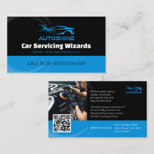 Car Wash Services Beruflich Visitenkarte