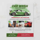 Car Wash Services Flyer (Vorne)