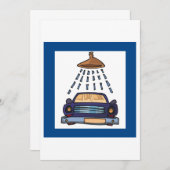 Car Wash Sign Einladung (Vorne/Hinten)