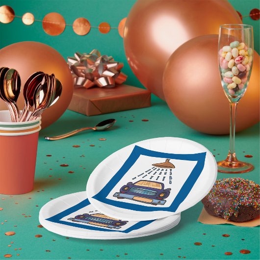 Car Wash Sign Pappteller